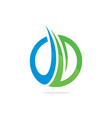 circle business finance arrow logo image vector image