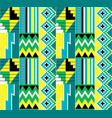 african tribal kente cloth seamless pattern vector image