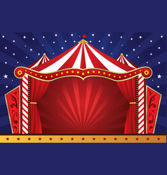 Vintage circus inspired frame Royalty Free Vector Image