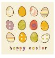 easter card vector image