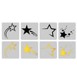 star character set vector image vector image