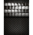 metal background vector image