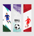 set abstract banner on a light bright background vector image