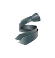 letter s tie elegant logo two gray ties vector image vector image
