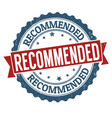 recommended grunge rubber stamp vector image vector image