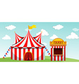 Ticket booth at the carnival Royalty Free Vector Image