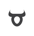 taurus graphic design template isolated vector image