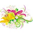 flowers design vector image vector image