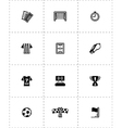 icon soccer vector image