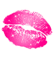 lipstick print vector image vector image