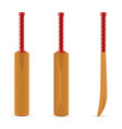 cricket bat for a sports game stock vector image vector image