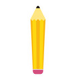 pencil school supply isolated icon vector image vector image
