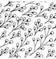 seamless plant pattern vector image
