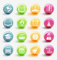 set of education icons vector image