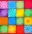 abstract colorful comic backgrounds composition vector image