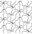 floral background of drawn lines vector image