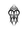 aries zodiac abstract tribal tattoo design vector image