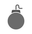 bomb and weapon icon vector image vector image