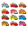 food truck vector image