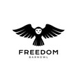 modern flying owl logo design vector image