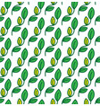 seamless pattern with leaves vector image