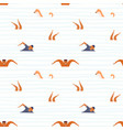 swimming people seamless pattern vector image vector image