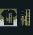 vietnam veteran best veteran design for t-shirt vector image