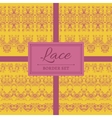 lace abstract border set vector image vector image