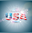 4th of july independence day the usa vector image