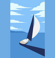 sail away vector image