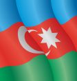 flag of azerbaijan vector image vector image