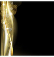 luxury background blackand gold vector image vector image