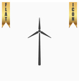 windmill flat icon vector image