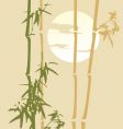 bamboo background vector image