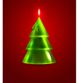 red christmas background vector image vector image
