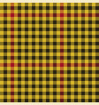 yellow and red lumberjack plaid pattern vector image vector image