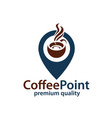 coffee point icon vector image