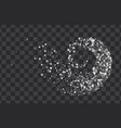 stars twisted in swirl or vortex vector image vector image