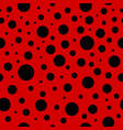 ladybug seamless pattern lady bug background vector image vector image