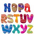 alphabet vector image
