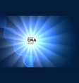 dna background biology molecule science vector image vector image