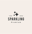 sparkle clean bright shine sparkling hipster vector image vector image