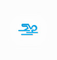swimming pool swimmer sport realistic icon 3d vector image