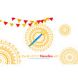 dussehra banner concept vector image
