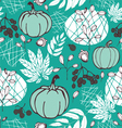 seamless pattern with nature vector image vector image