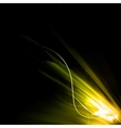 smooth light lines vector image vector image