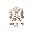 abstract tree logo vector image