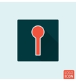 keyhole icon isolated vector image