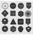 set of blank retro vintage badges and labels vector image vector image