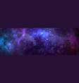 cosmic watercolor colorful vector image vector image